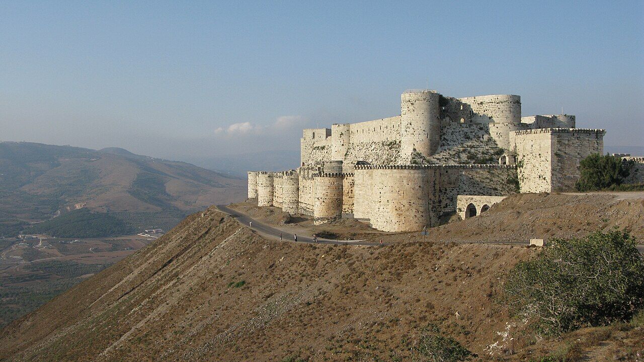 Krak Des Chevaliers Crusader Castle, Syria