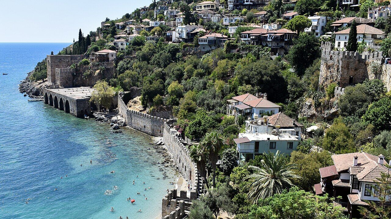 View Of Alanya Shipyard From Red Tower, 2024