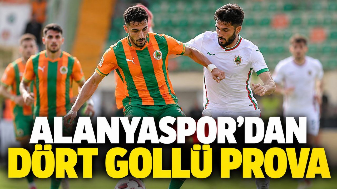Alanyaspor hazırlık maçında Amedspor'u 4-0 yendi