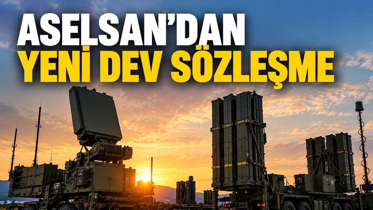 ASELSAN'dan 2,46 milyar avroluk yeni hava savunma sözleşmesi
