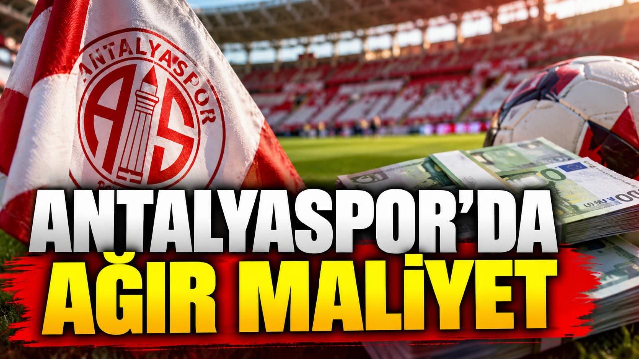Antalyaspor’da oynamayan futbolcuların milyonluk maliyeti gündemde