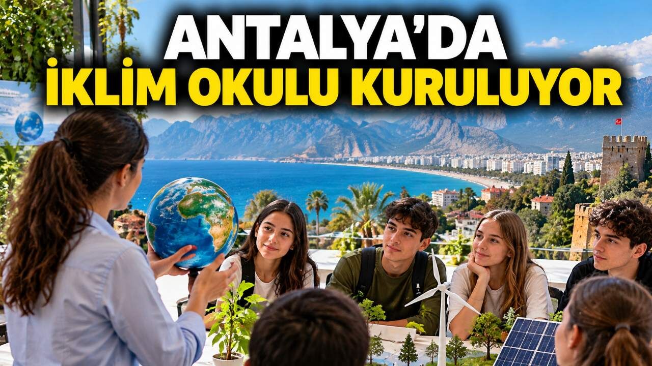 Antalya'da Türkiye İklim Okulu kuruluyor: Başvurular başladı