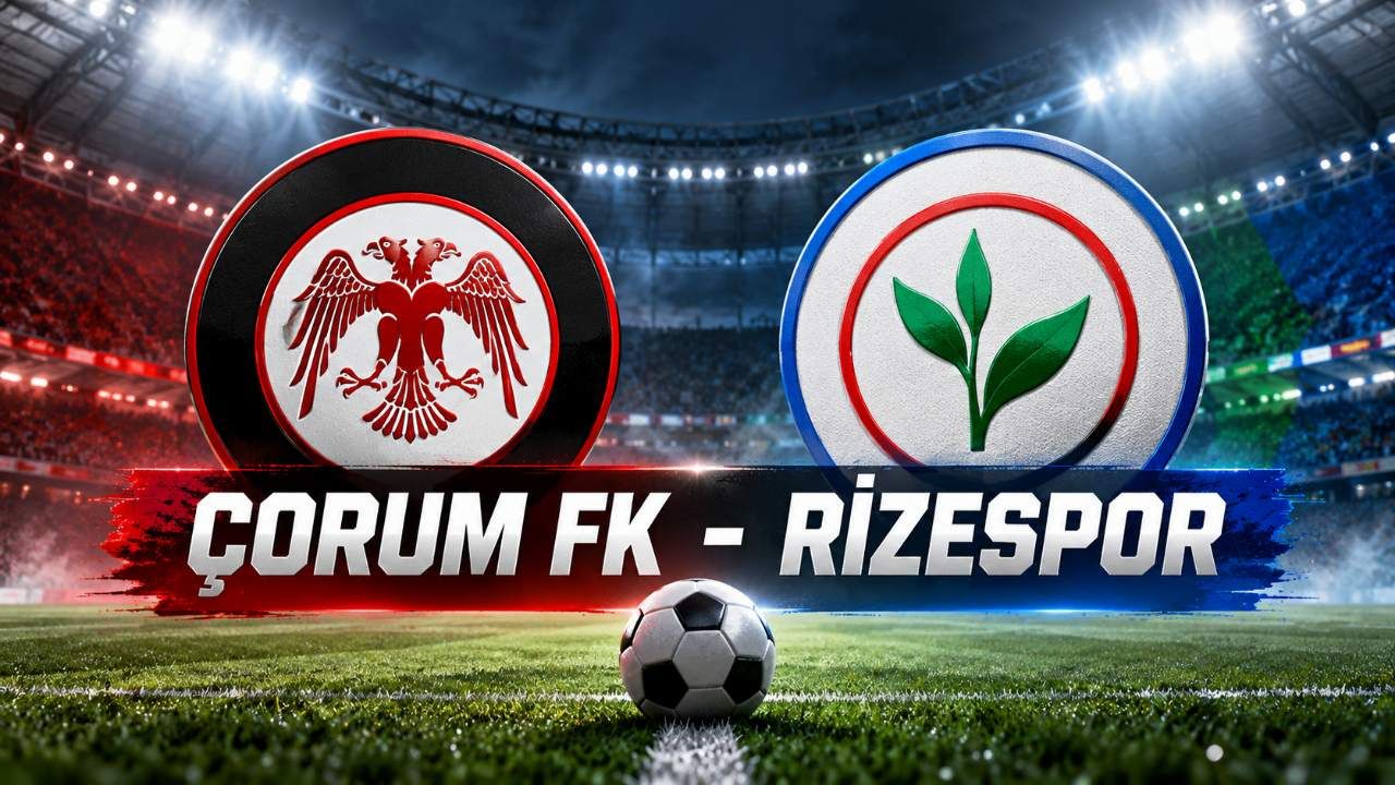 Çorum FK - Rizespor maçı saat kaçta, hangi kanalda?
