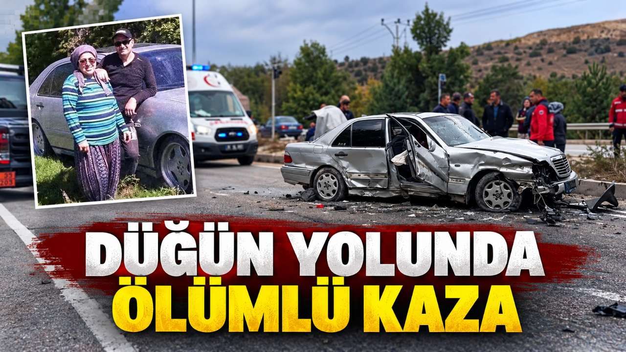 Antalya'dan düğüne giden aile Burdur'da kaza yaptı: 1 ölü, 4 yaralı