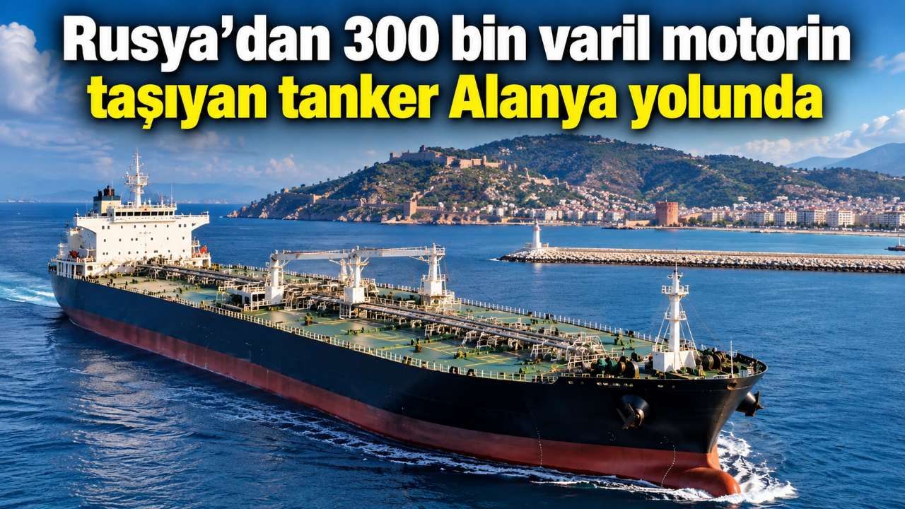 Rusya'dan 300 bin varil motorin taşıyan tanker Alanya yolunda