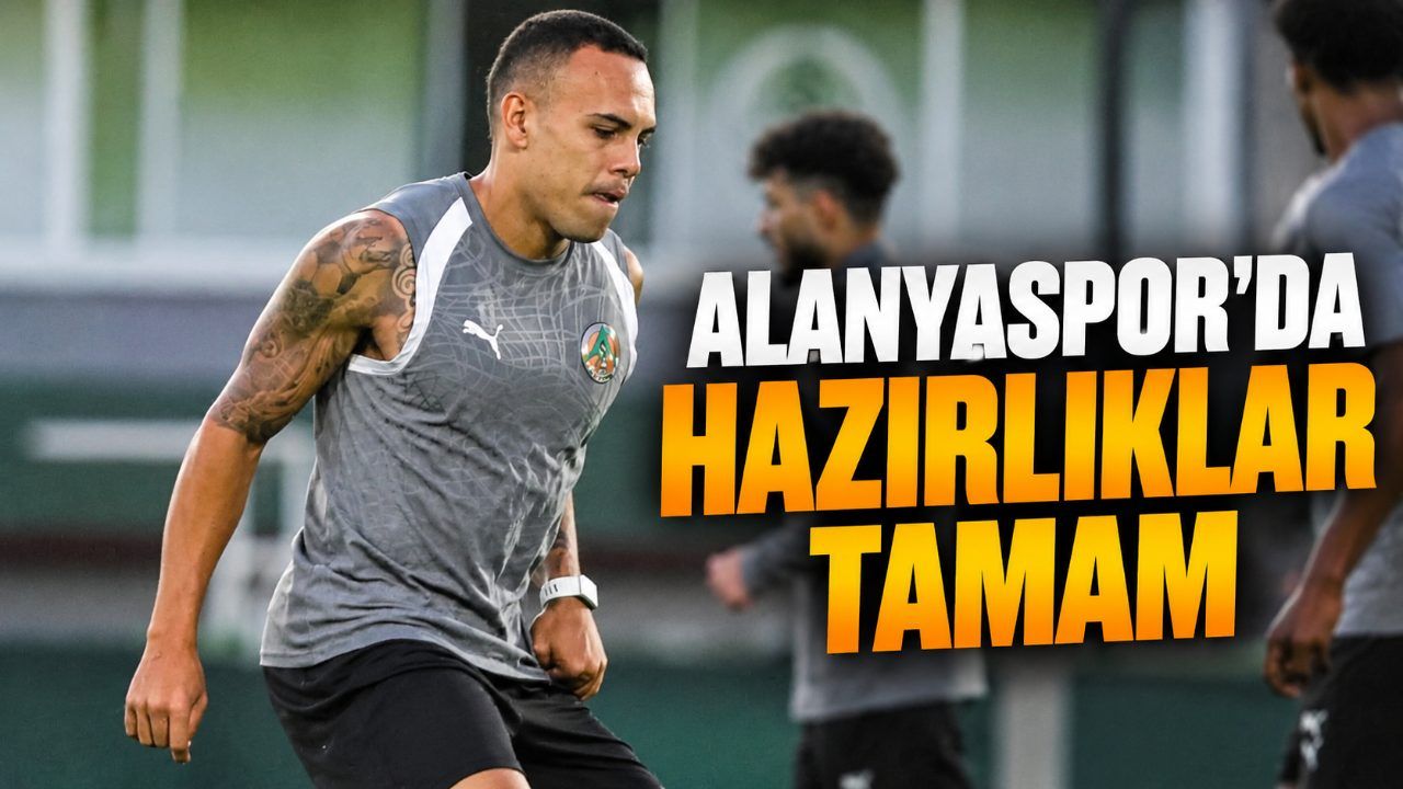 Alanyaspor, Kocaelispor maçı öncesi son antrenmanını tamamladı