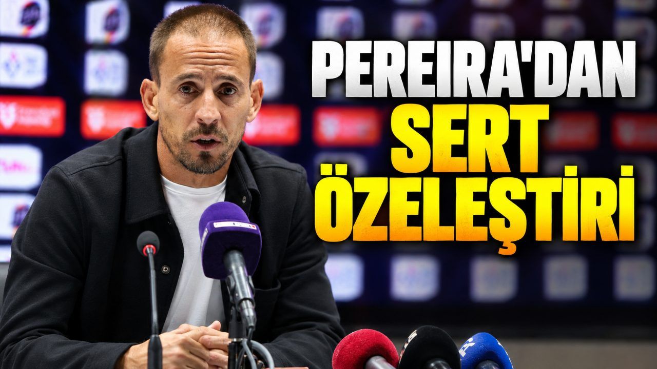 Alanyaspor'da Pereira'dan Kocaelispor yenilgisi sonrası sert açıklamalar