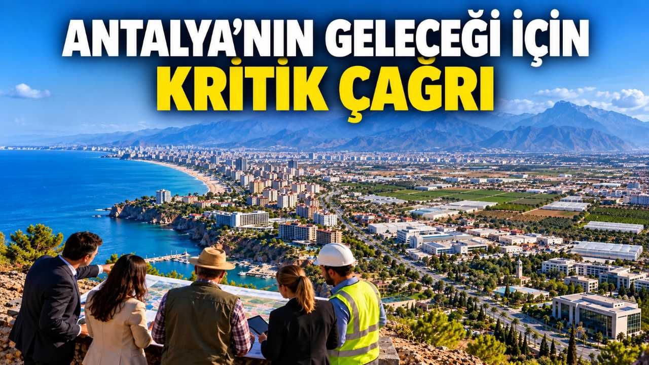 Mustafa Alper Oral'dan Antalya ekonomisi için ortak hareket çağrısı