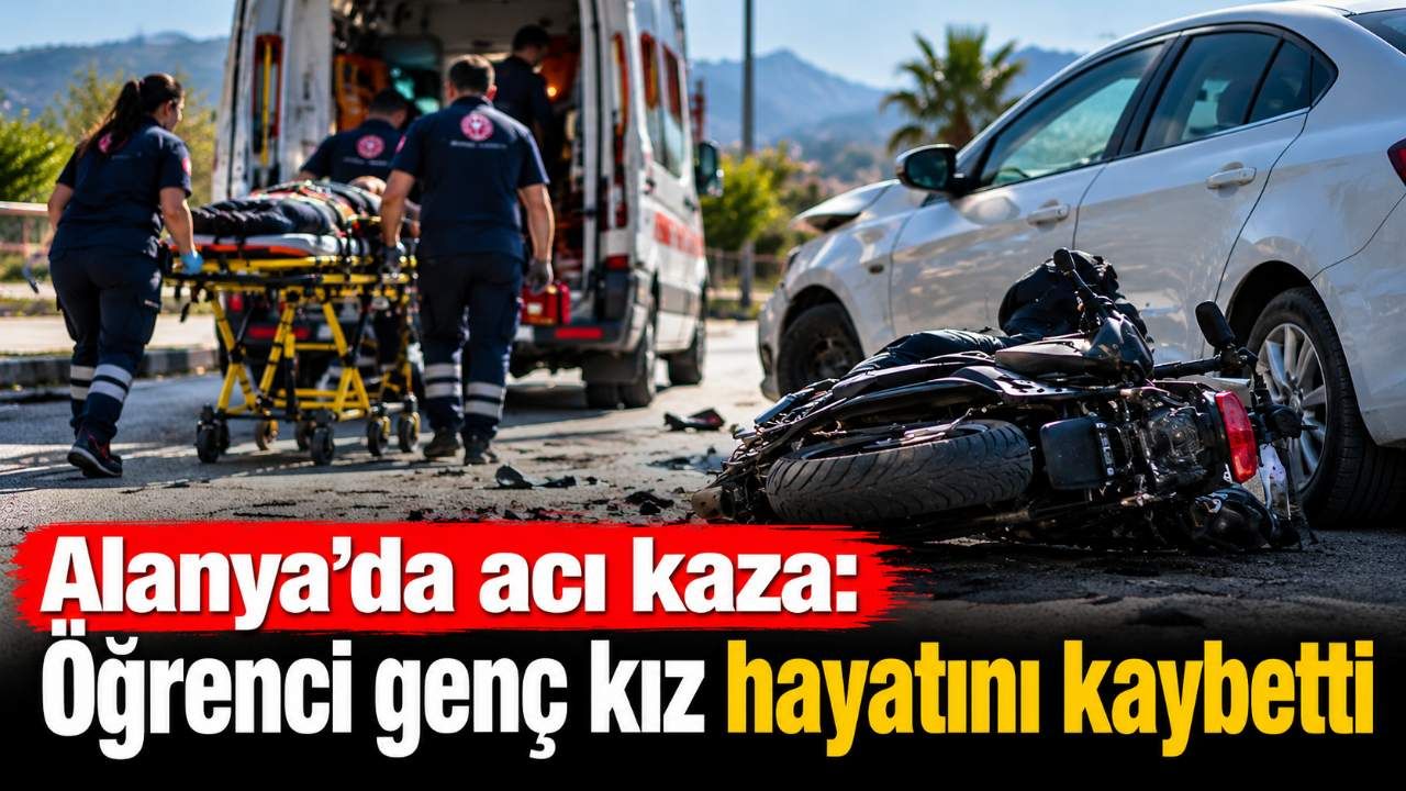 Alanya'da acı kaza: Öğrenci genç kız hayatını kaybetti