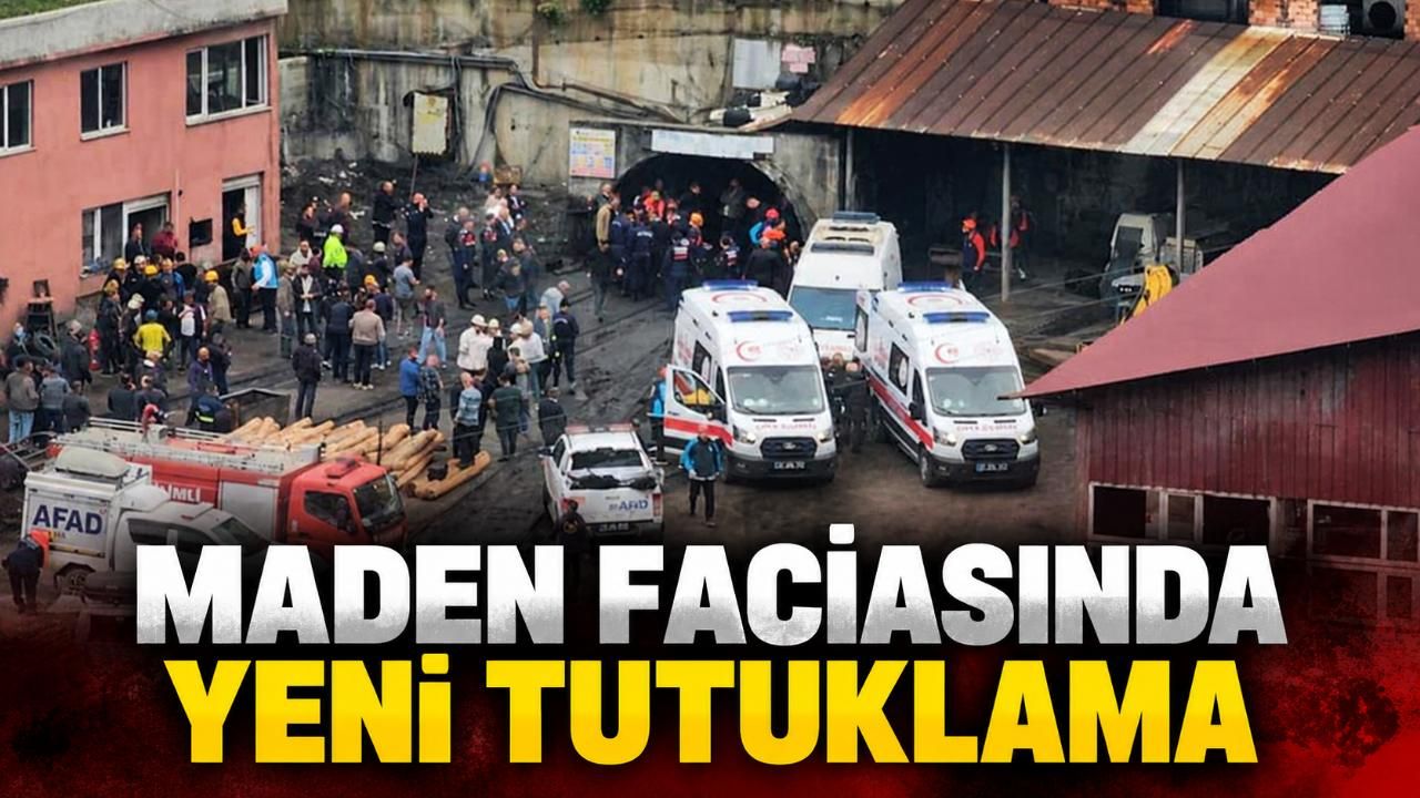 Zonguldak'taki maden patlamasında işletme müdürü de tutuklandı
