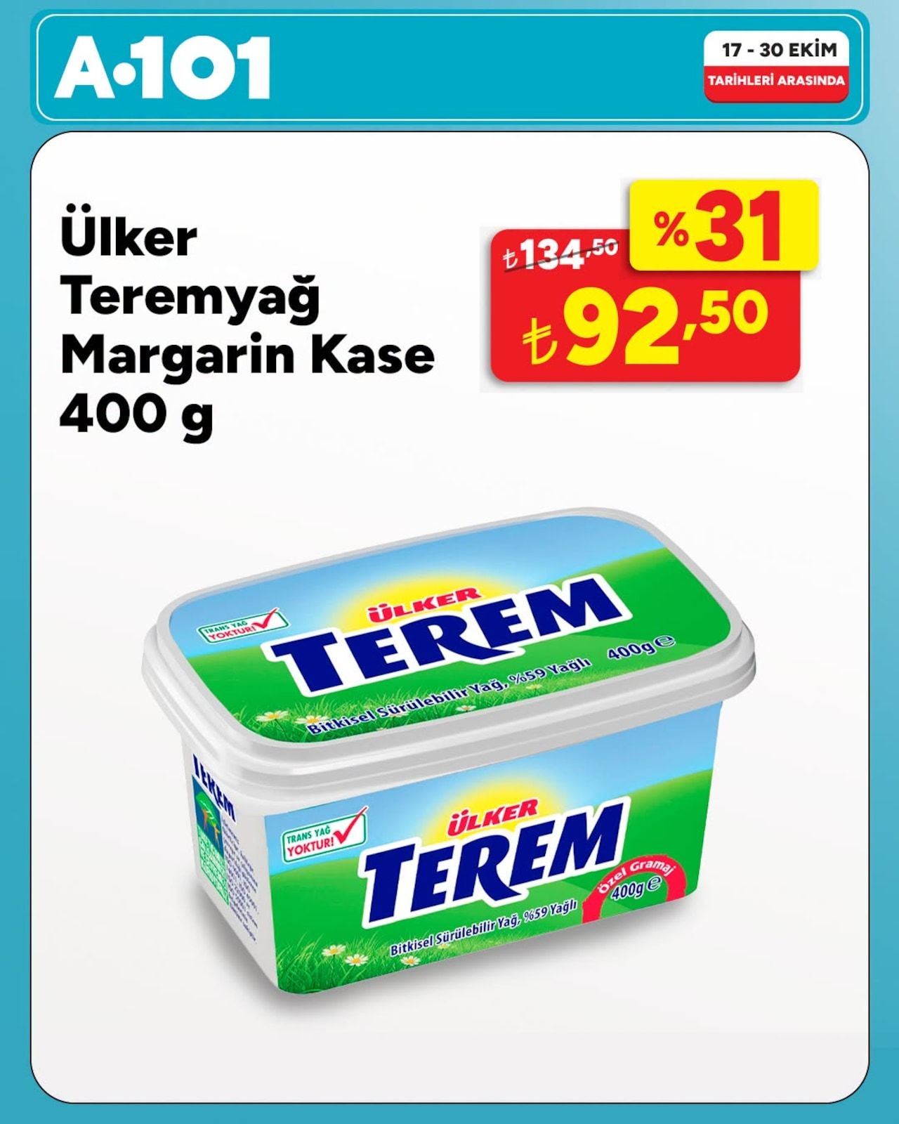 A101 kataloğunun ilk sayfası