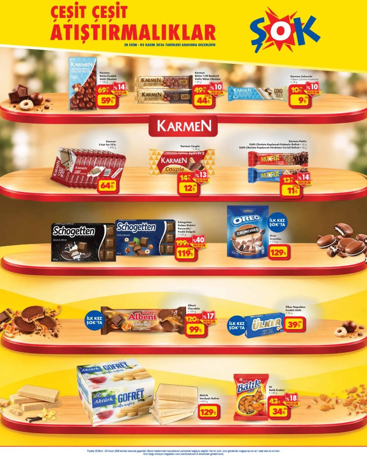 ŞOK 28 Ekim kataloğunun 2. sayfası
